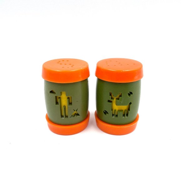 Vintage St Labre Indian School Salt and Pepper MCM - Picture 1 of 4